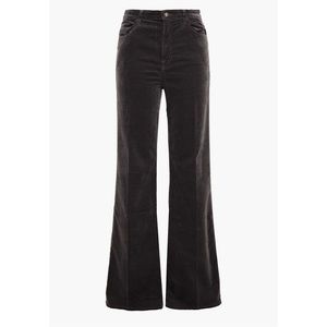 J BRAND Joan cotton blend velvet wide-leg pant